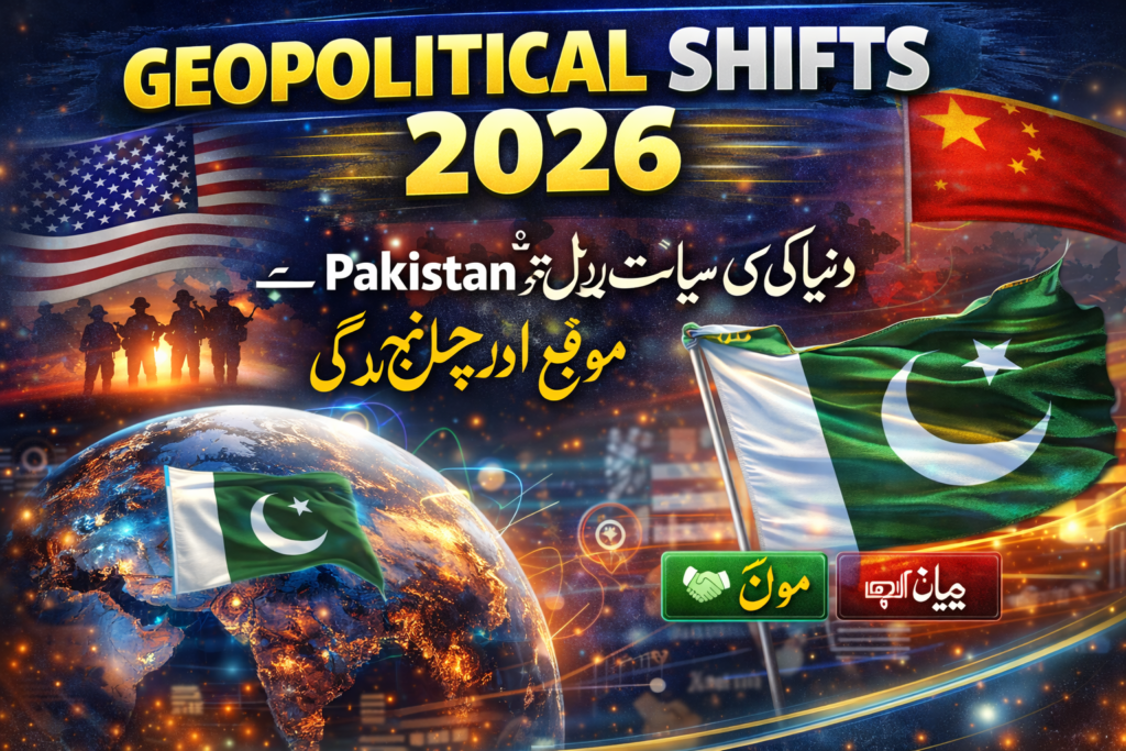 Geopolitical Shifts 2026: دنیا کی سیاست بدل رہی ہے - Pakistan کے لیے موقع اور چیلنجز