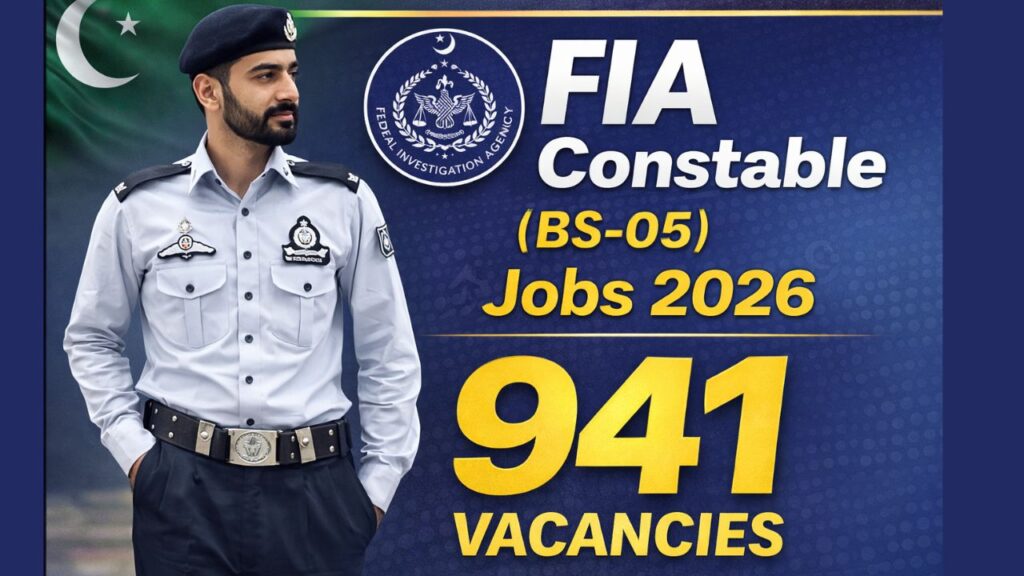 New Jobs Announced in FIA 2026: Complete Guide to Vacancies, Eligibility & How to Apply FIA Jobs 2026: Apply Fast for Latest Government Vacancies