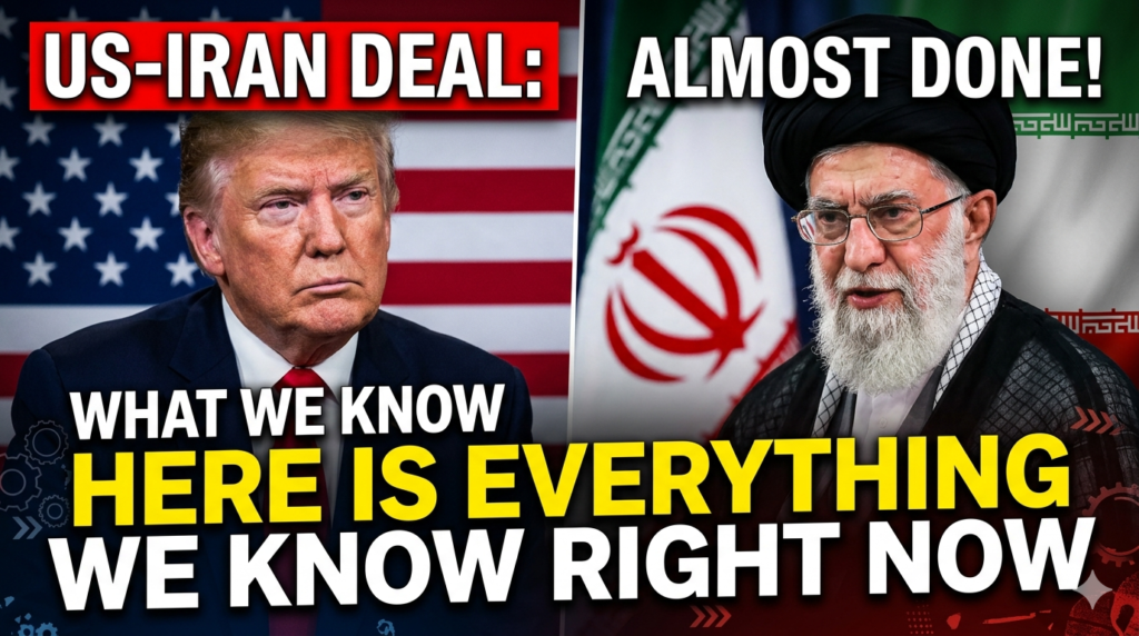 The US-Iran Deal Is Almost Done. Here Is Everything We Know Right Now The US-Iran Deal Is Almost Done.Here Is Everything We Know Right Now
